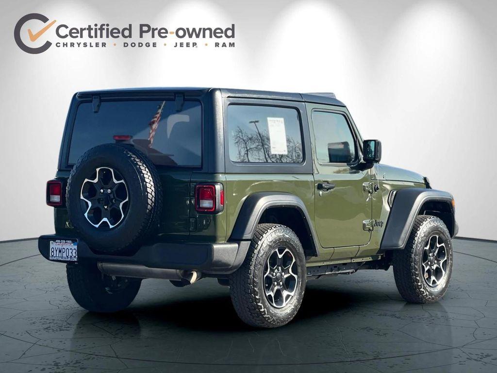 used 2021 Jeep Wrangler car, priced at $28,999