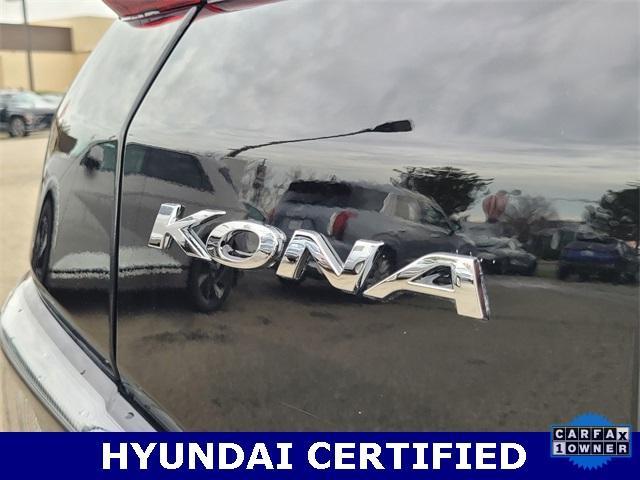 used 2022 Hyundai Kona EV car, priced at $22,493
