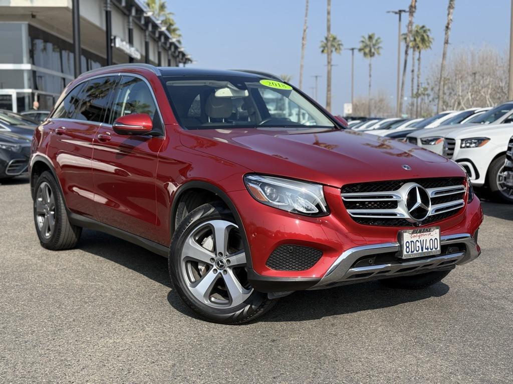 used 2018 Mercedes-Benz GLC 300 car, priced at $17,998