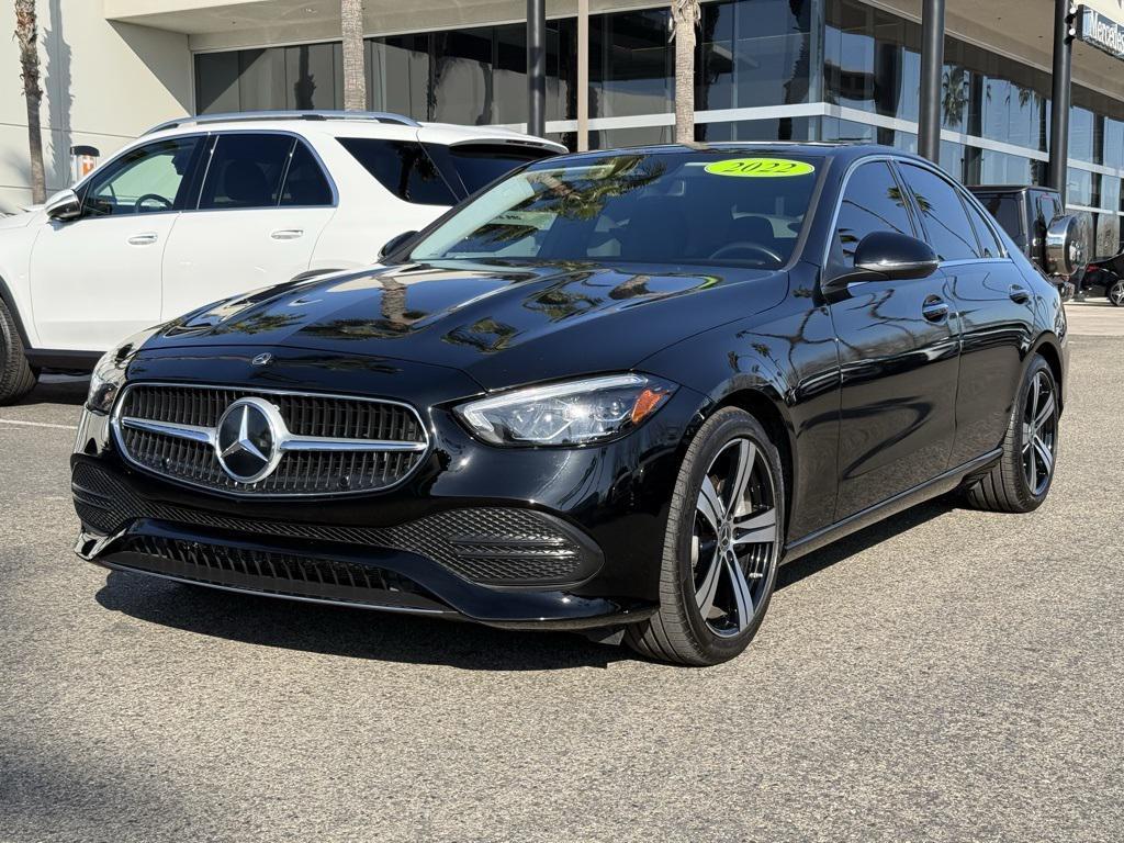 used 2022 Mercedes-Benz C-Class car, priced at $29,999