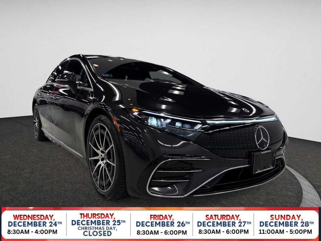 used 2022 Mercedes-Benz EQS 580 car, priced at $44,298