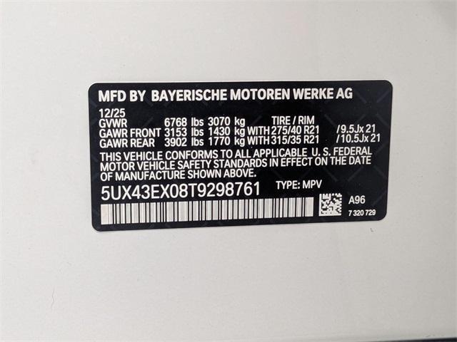 new 2026 BMW X6 car, priced at $106,875