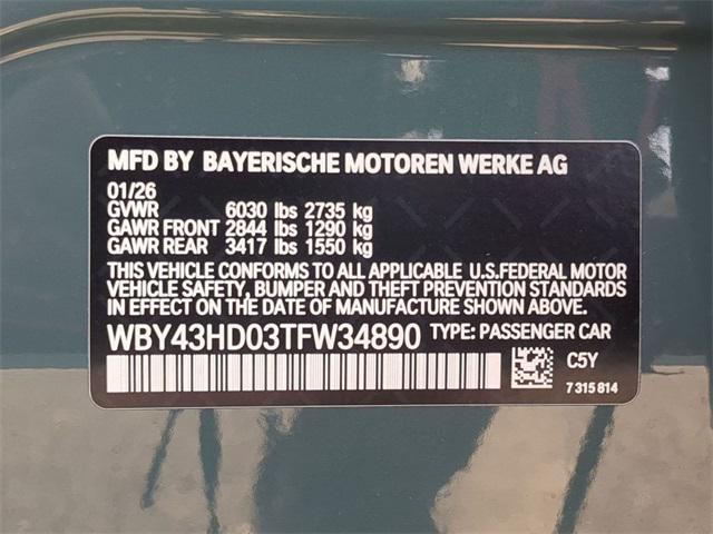 new 2026 BMW i4 Gran Coupe car, priced at $68,050