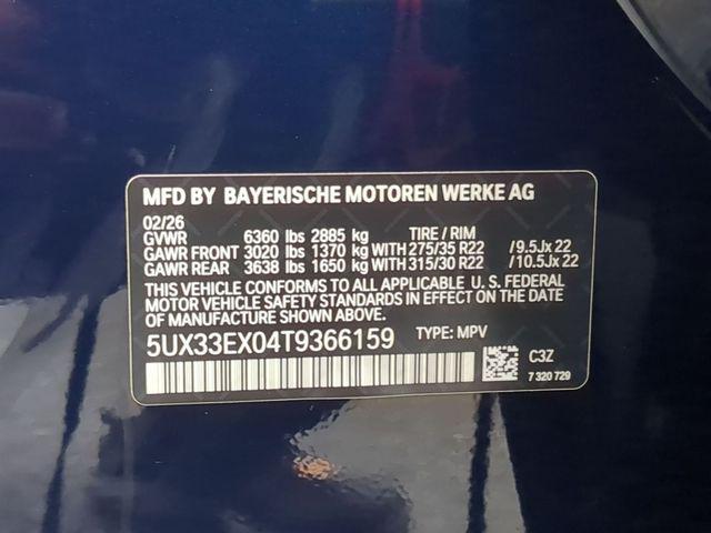 new 2026 BMW X6 car, priced at $94,950