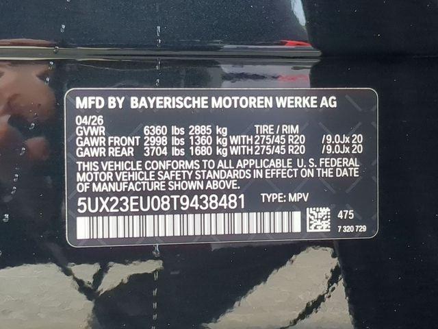 new 2026 BMW X5 car, priced at $84,050