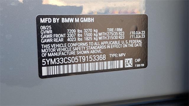 new 2026 BMW XM car, priced at $160,775