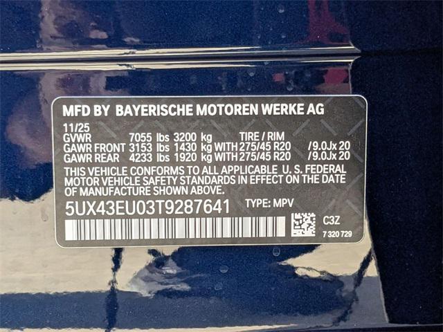 new 2026 BMW X5 PHEV car, priced at $85,875