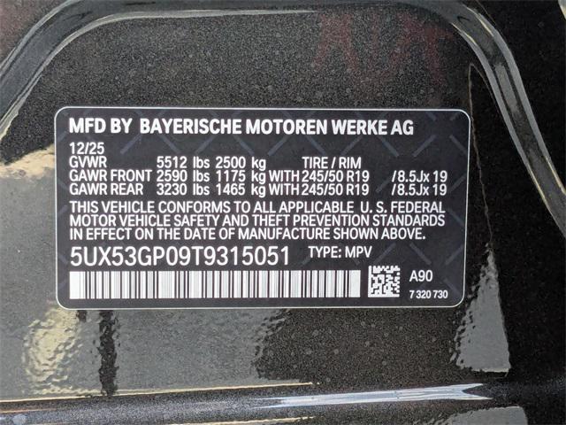 new 2026 BMW X3 car, priced at $54,325