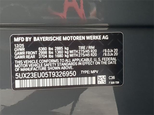 new 2026 BMW X5 car, priced at $89,450