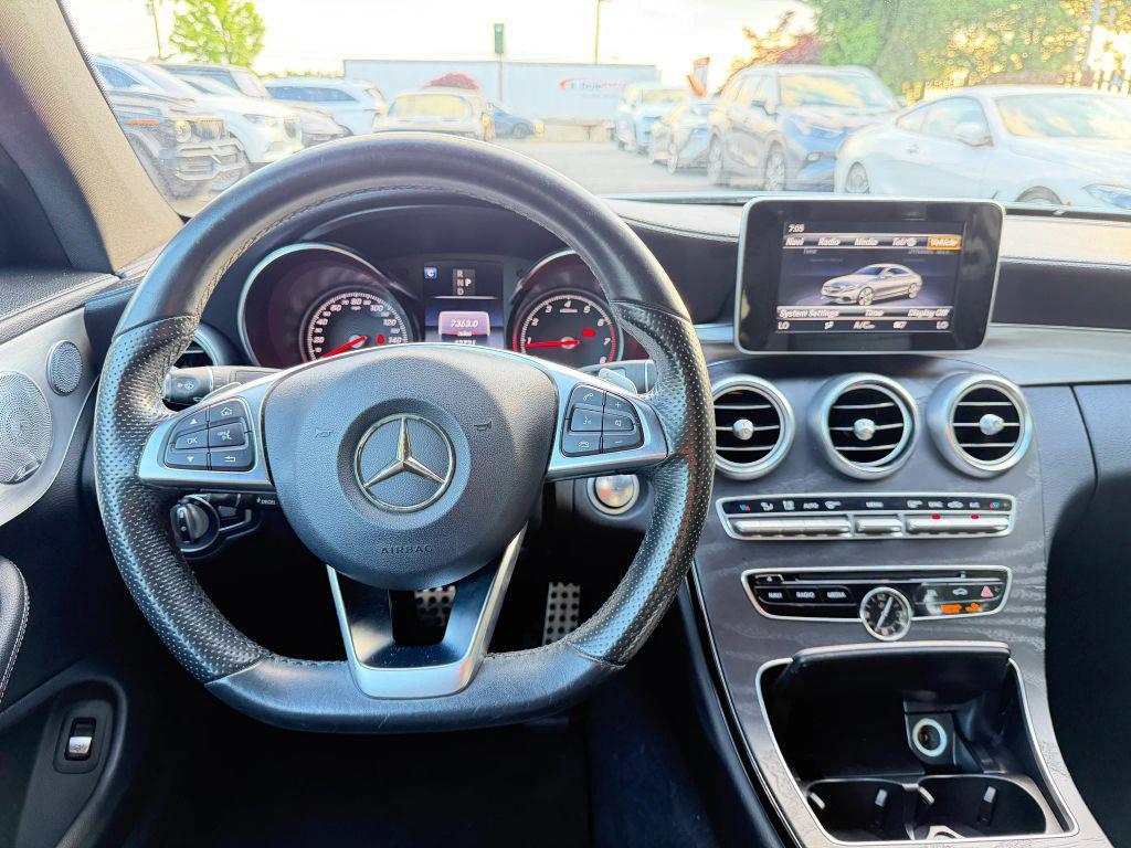 used 2018 Mercedes-Benz C-Class car, priced at $20,700