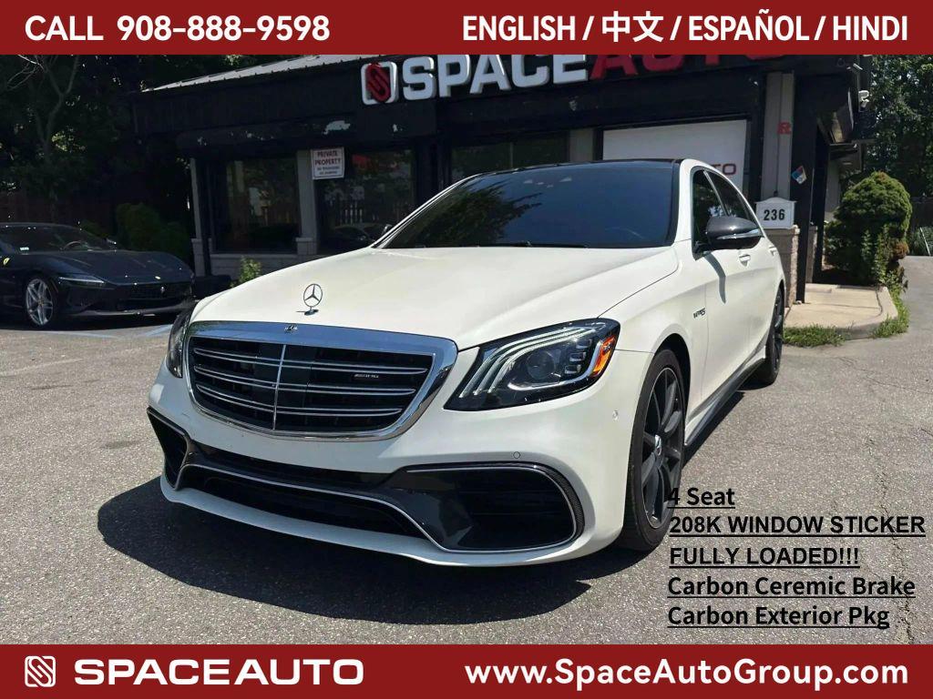 used 2020 Mercedes-Benz AMG S 63 car, priced at $92,800
