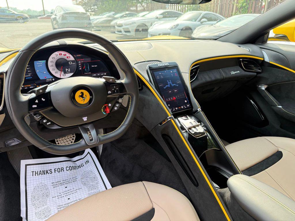used 2022 Ferrari Roma car, priced at $186,000