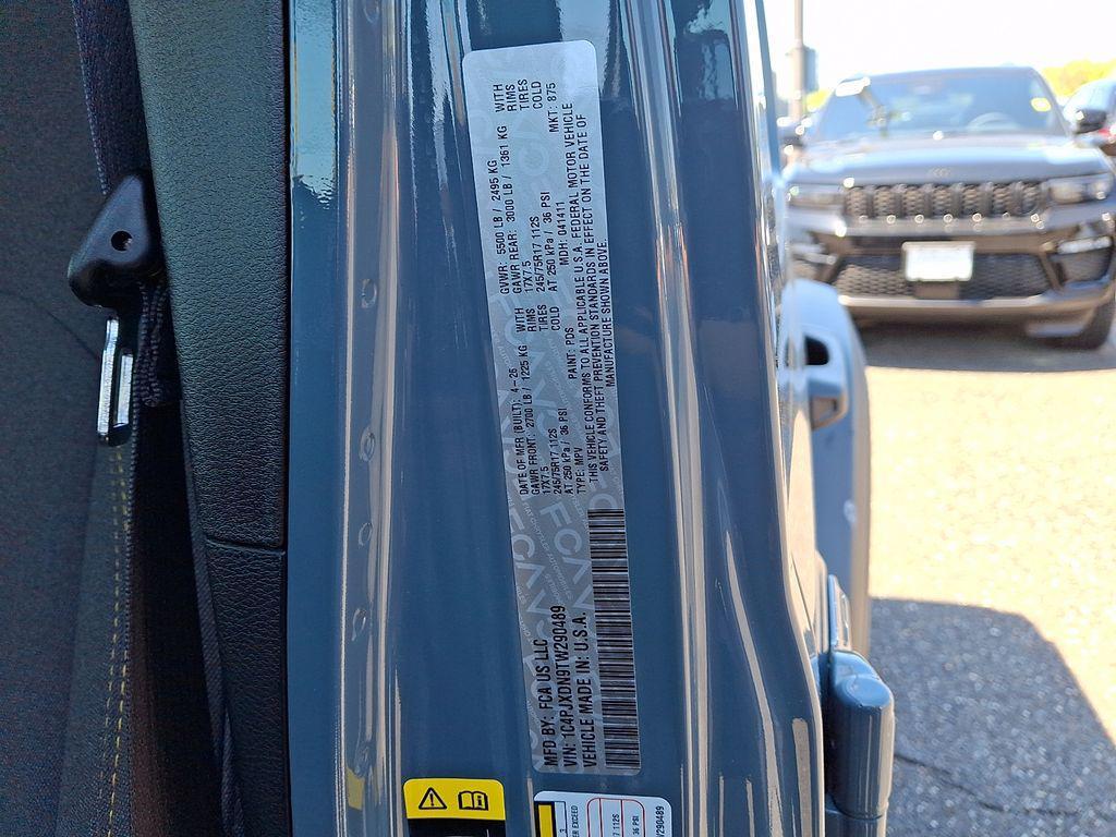 new 2026 Jeep Wrangler car, priced at $50,985