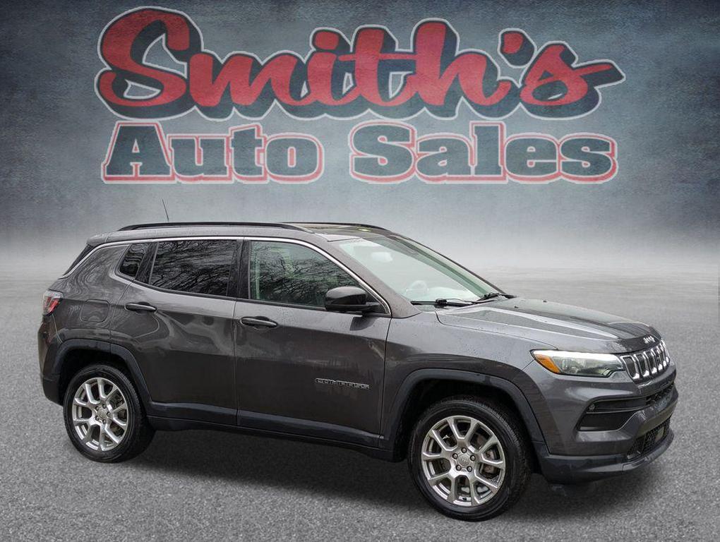 used 2022 Jeep Compass car, priced at $17,390