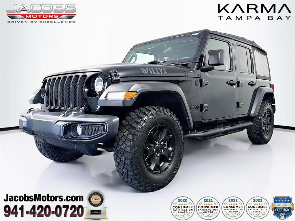 used 2021 Jeep Wrangler Unlimited car, priced at $27,495
