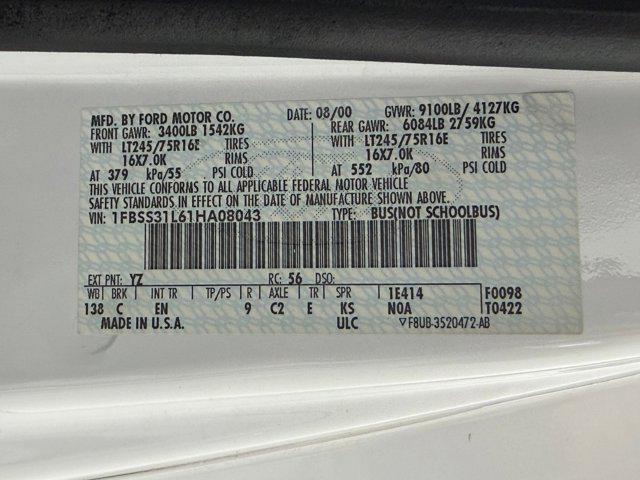 used 2001 Ford E350 Super Duty car, priced at $12,999