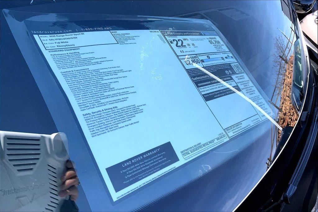 new 2026 Land Rover Range Rover Sport car, priced at $88,045