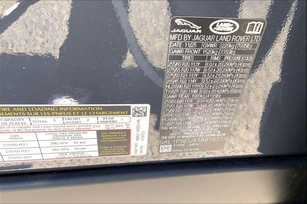 new 2026 Land Rover Range Rover Sport car, priced at $91,300