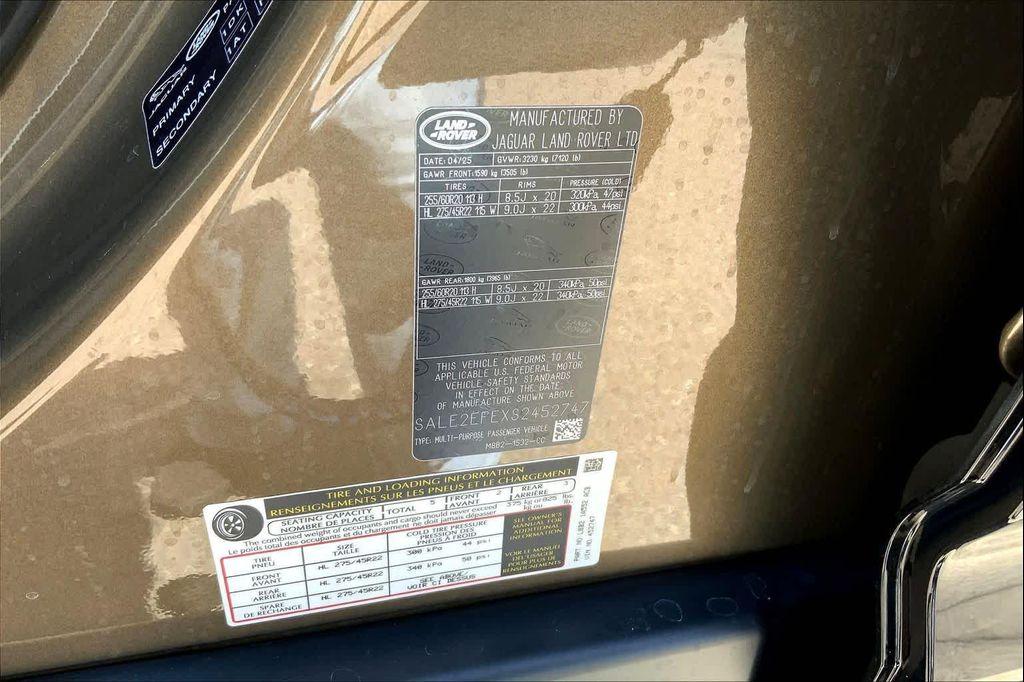 new 2025 Land Rover Defender car, priced at $107,693