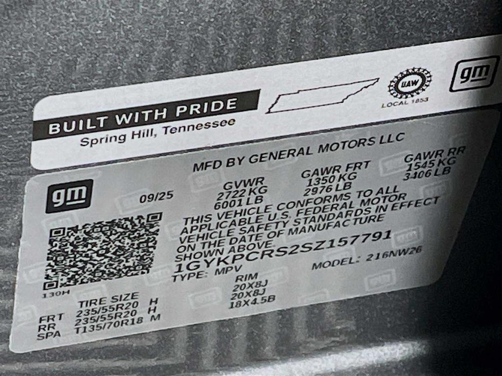 new 2025 Cadillac XT6 car, priced at $58,115