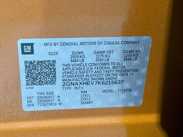 used 2019 Chevrolet Equinox car, priced at $10,999