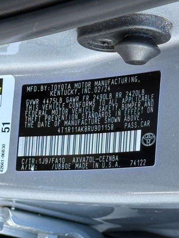 used 2024 Toyota Camry car, priced at $21,998
