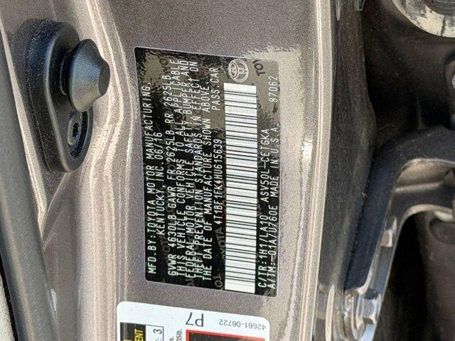 used 2017 Toyota Camry car, priced at $16,498