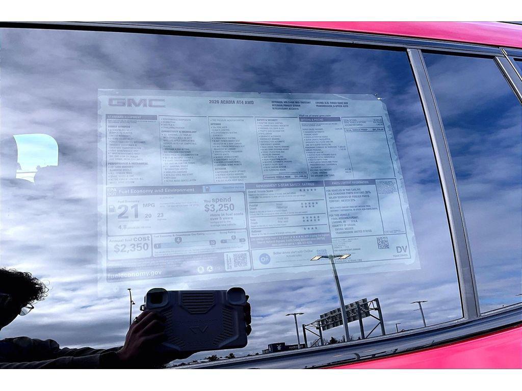 new 2026 GMC Acadia car, priced at $58,759