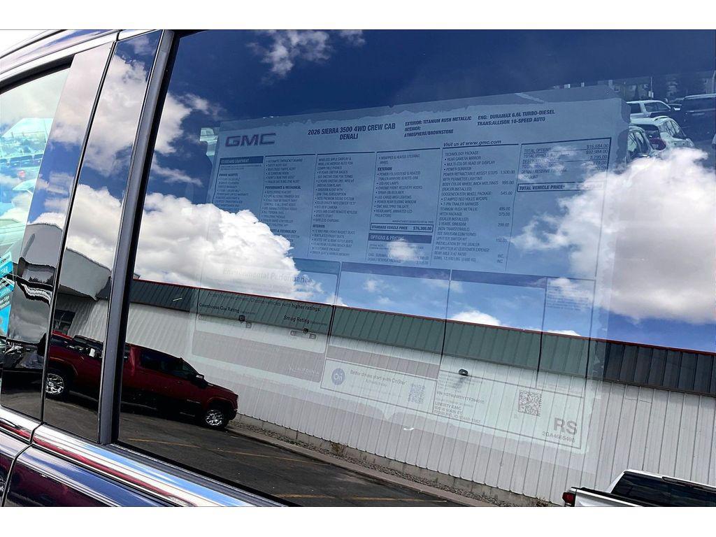 new 2026 GMC Sierra 3500 car, priced at $91,279