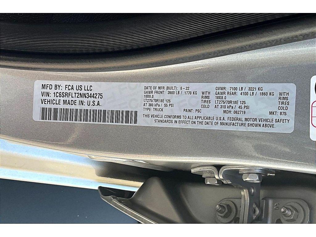 used 2022 Ram 1500 car, priced at $38,995