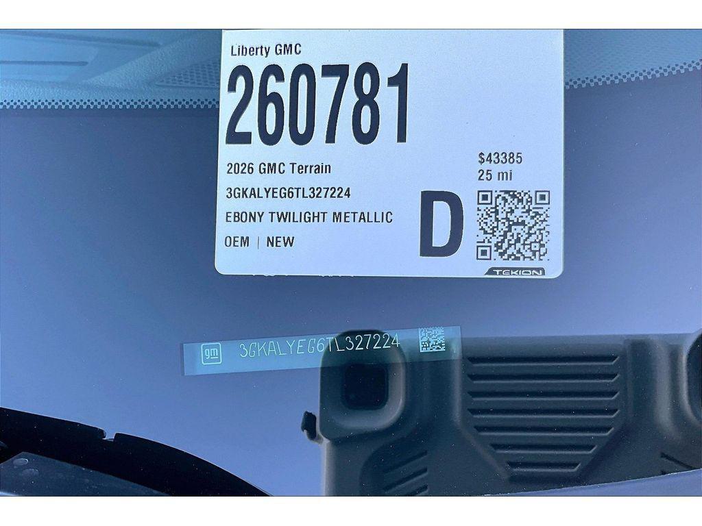 new 2026 GMC Terrain car, priced at $41,385