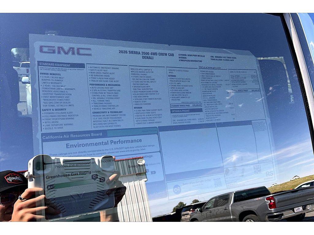new 2026 GMC Sierra 3500 car, priced at $88,599