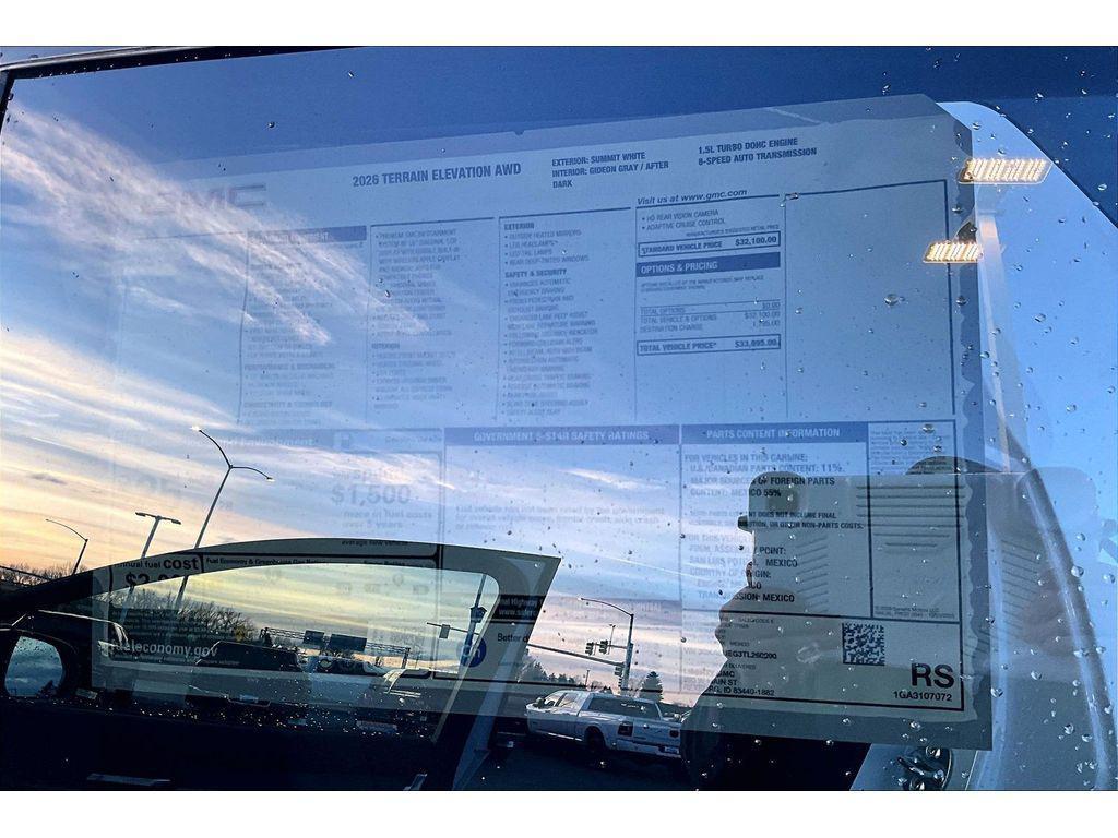 new 2026 GMC Terrain car, priced at $31,895