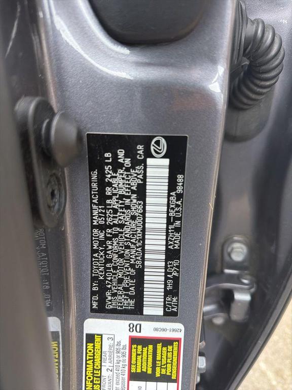 used 2021 Lexus ES 300h car, priced at $25,784