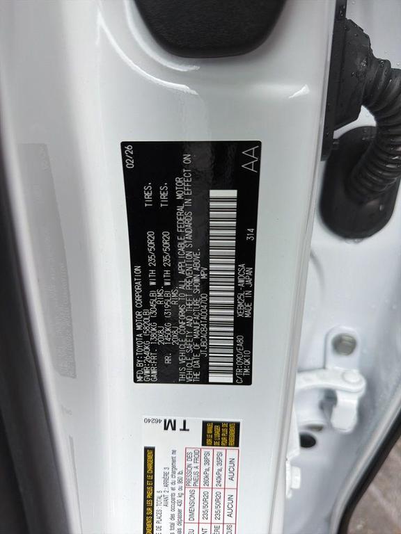 new 2026 Lexus RZ 450e car, priced at $57,505