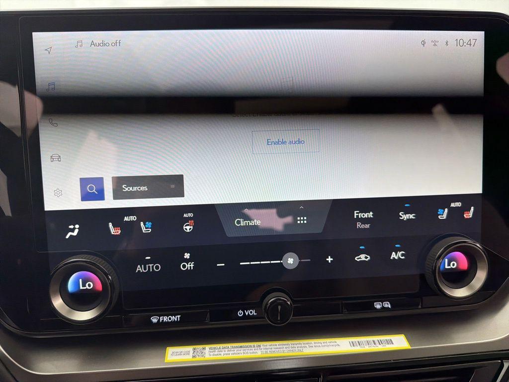 new 2026 Lexus TX 350 car, priced at $68,607