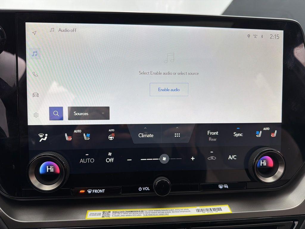 new 2026 Lexus TX 350 car, priced at $69,956