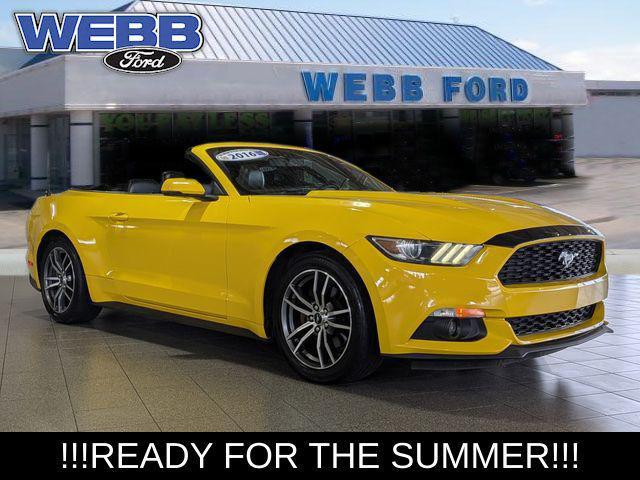 used 2016 Ford Mustang car, priced at $18,000
