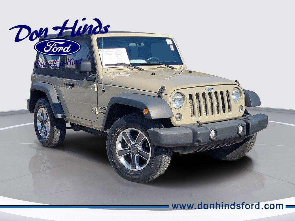 used 2017 Jeep Wrangler car, priced at $18,492
