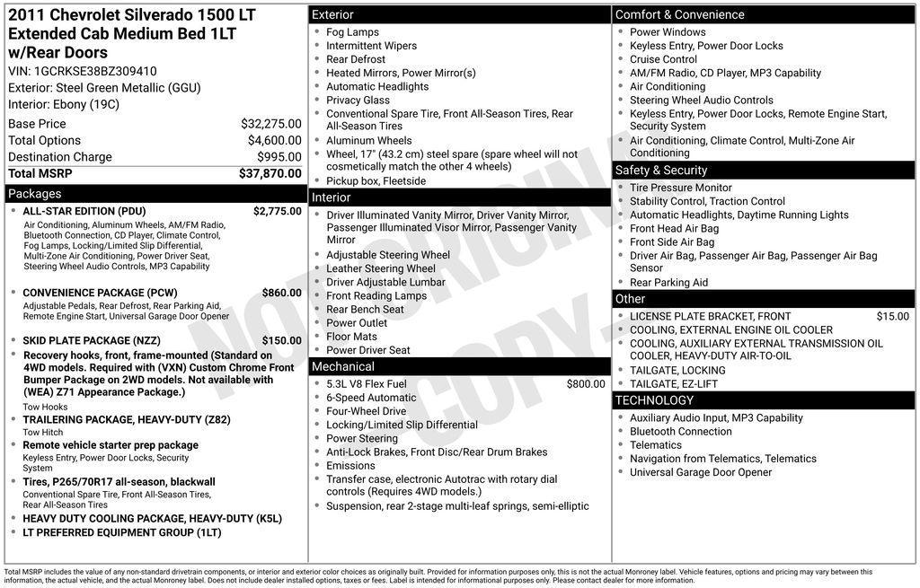 used 2011 Chevrolet Silverado 1500 car, priced at $13,995