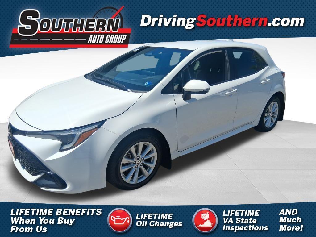 used 2023 Toyota Corolla Hatchback car, priced at $23,200