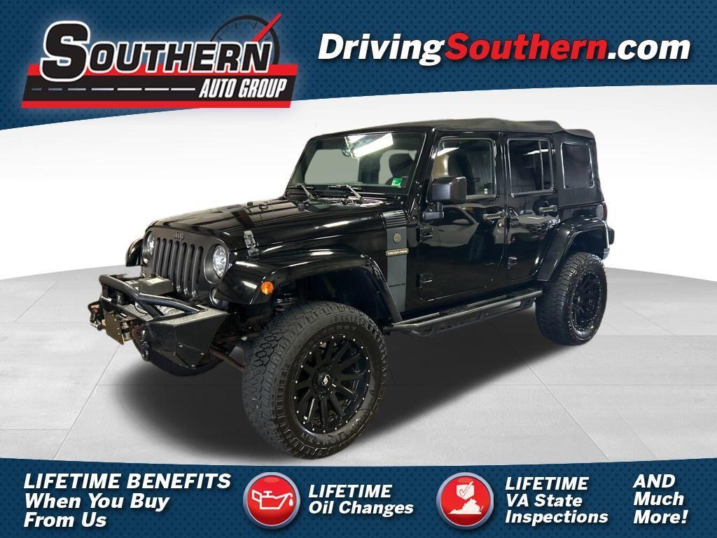 used 2016 Jeep Wrangler Unlimited car, priced at $18,500