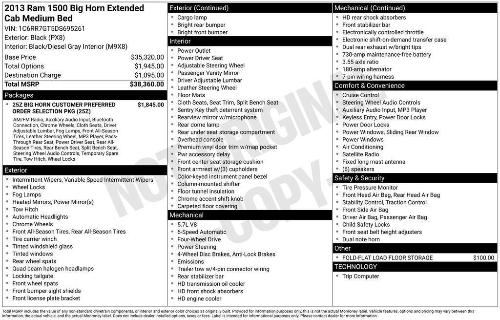 used 2013 Ram 1500 car