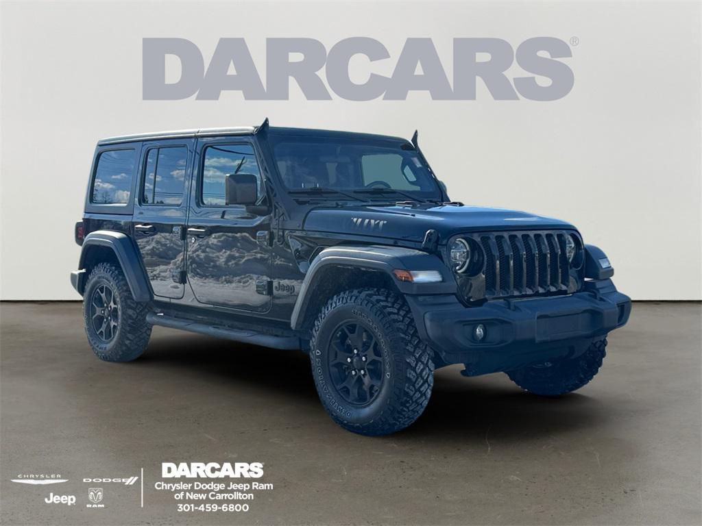 used 2020 Jeep Wrangler Unlimited car, priced at $23,287
