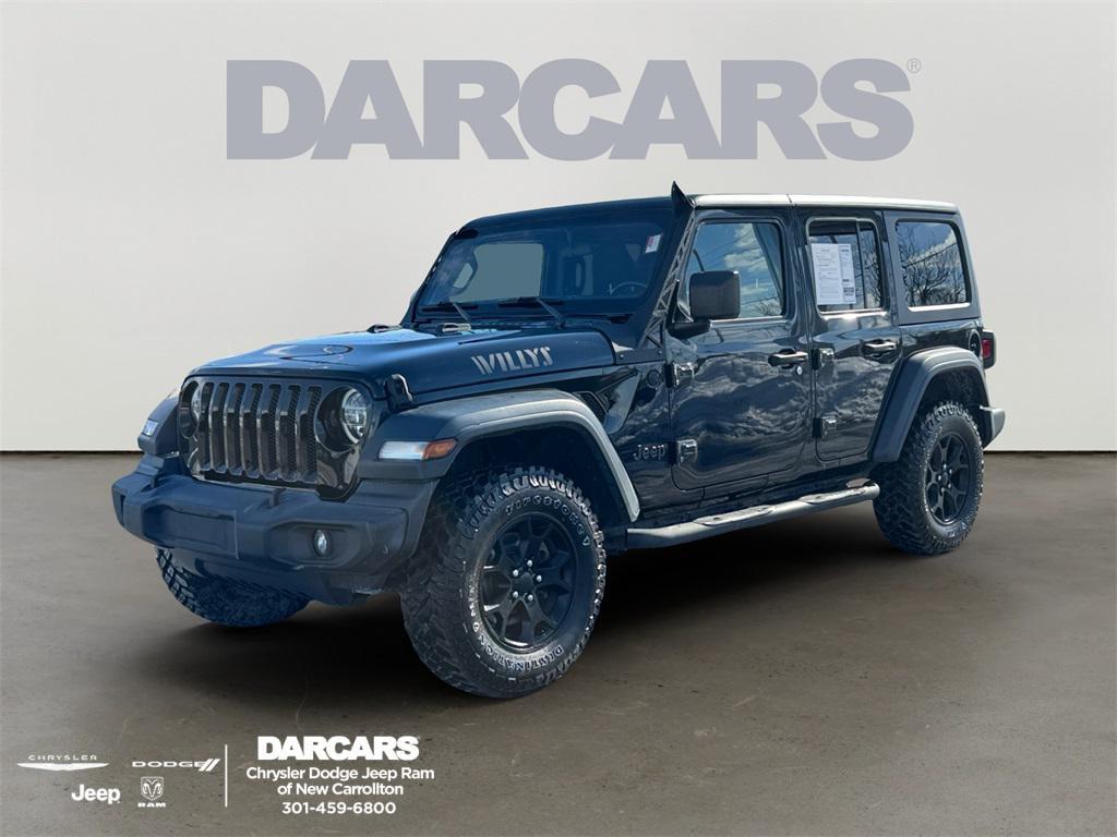 used 2020 Jeep Wrangler Unlimited car, priced at $23,287