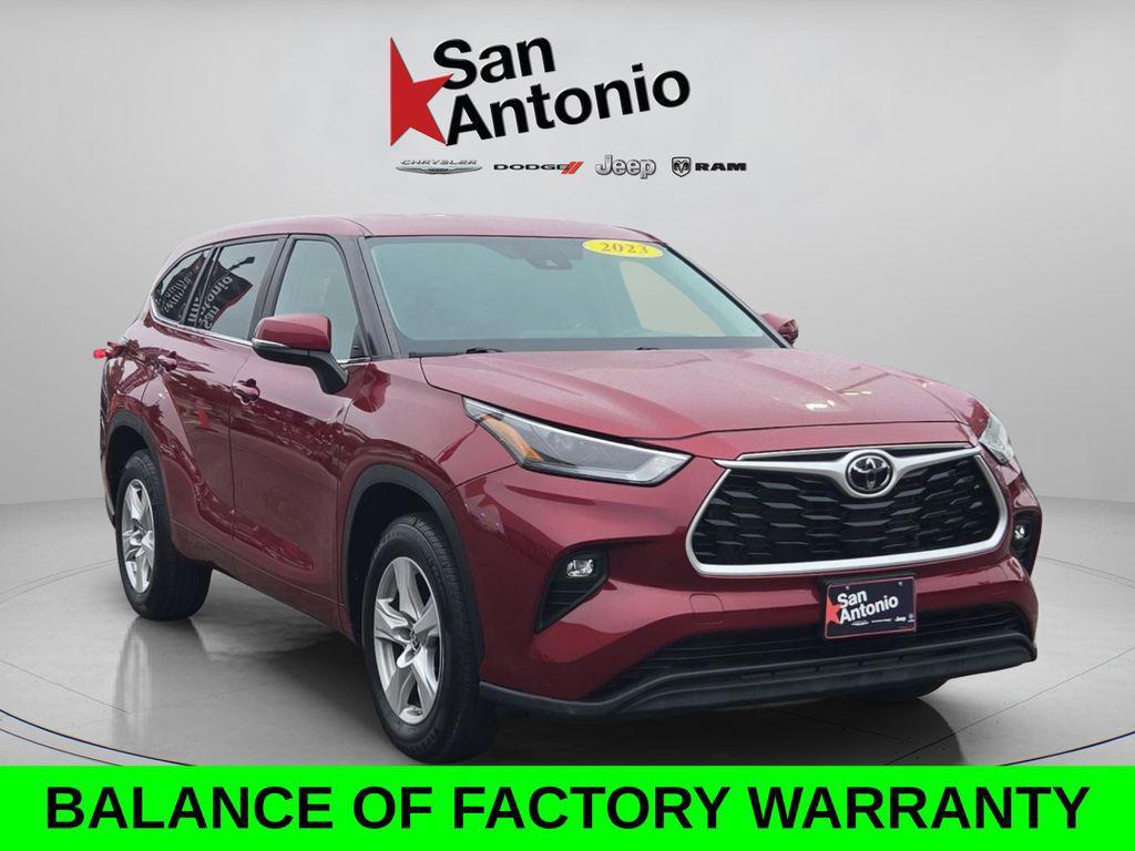 used 2023 Toyota Highlander car, priced at $29,466