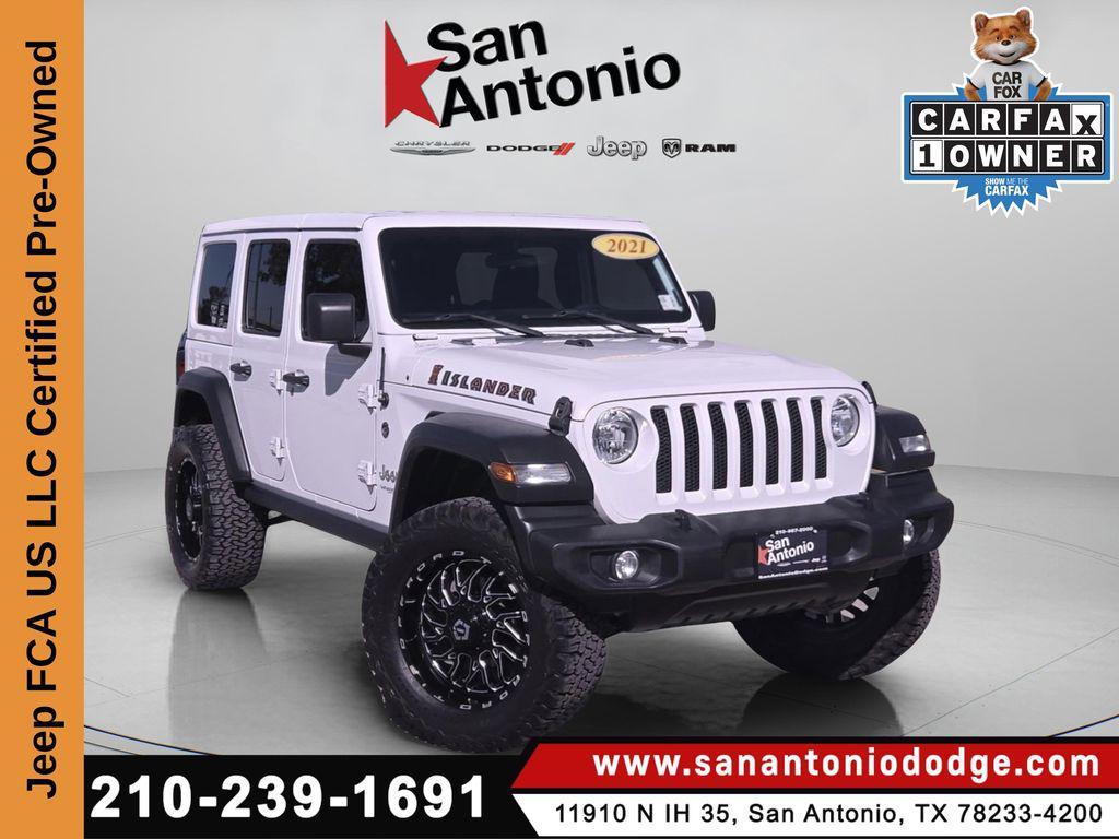 used 2021 Jeep Wrangler Unlimited car, priced at $26,436