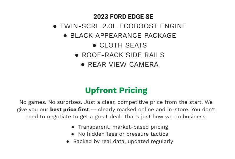 used 2023 Ford Edge car, priced at $24,377