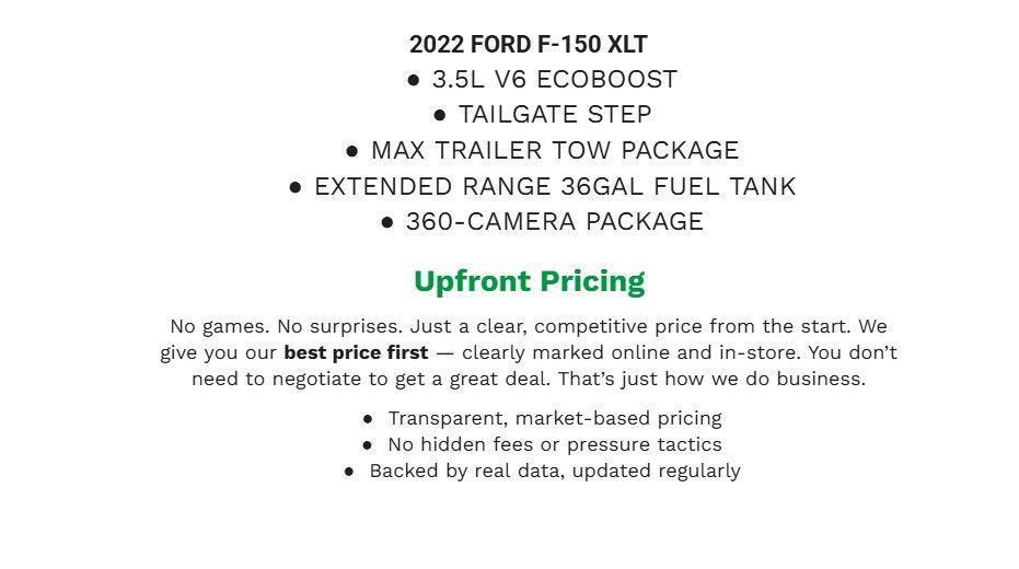 used 2022 Ford F-150 car, priced at $40,667