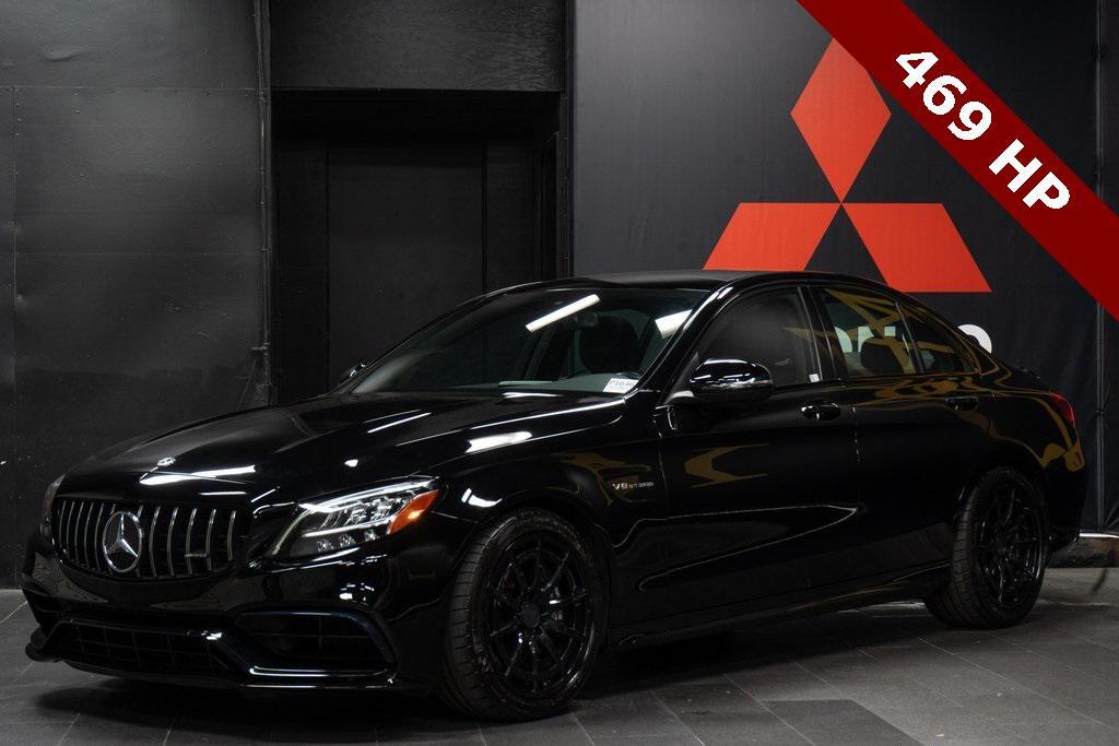 used 2021 Mercedes-Benz AMG C 63 car, priced at $48,878
